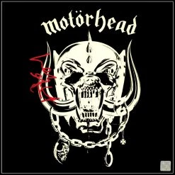 Rare-T Motorhead Self Titled Lemmy Kilmister Gold LP Limited Signature Edition Studio Licensed Custom Frame Limited Edition Frames