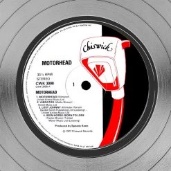 RARE-T Motorhead Motorhead Lemmy Kilmister Platinum LP Limited Signature Edition Studio Licensed Custom Frame