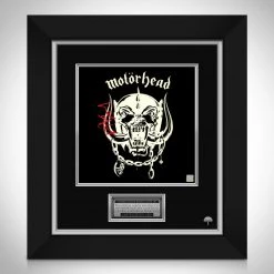 RARE-T Motorhead Self Tiltled Lemmy Kilmister Limited Signature Edition Studio Licensed LP Cover Custom Frame