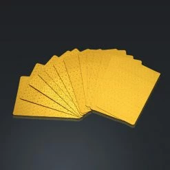 RARE-T 24K Gold Plated Playing Cards Mosaic Pattern With Elegant Display Box