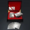 RARE-T Platinum Plated Mosaic Playing Cards With Elegant Display Box