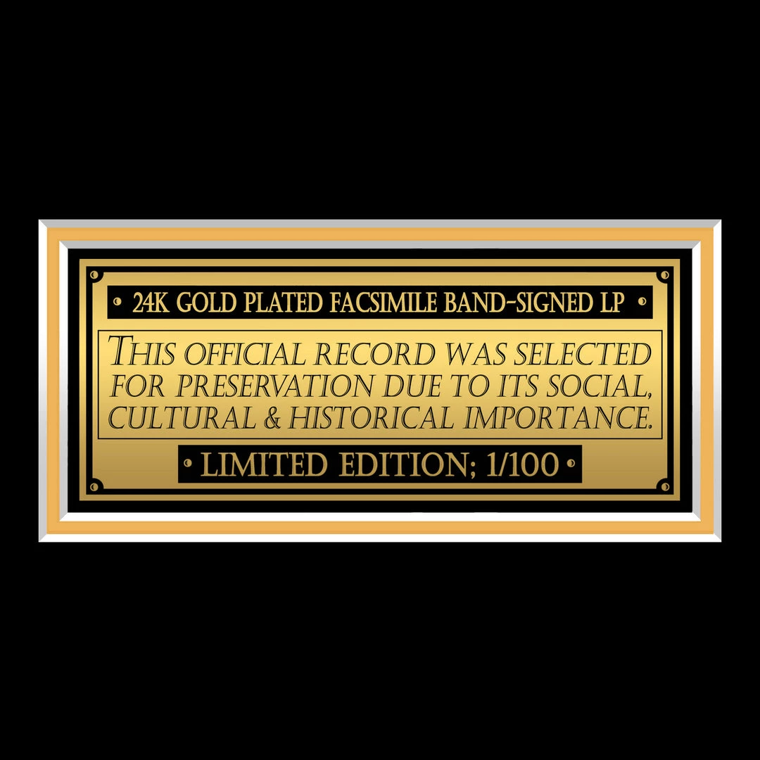 RARE-T Muse Simulation Theory Gold LP Limited Signature Edition Studio Licensed Custom Frame 10 RARE-T Muse Simulation Theory Gold LP Limited Signature Edition Studio Licensed Custom Frame