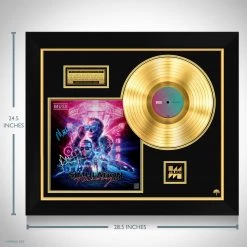 RARE-T Muse Simulation Theory Gold LP Limited Signature Edition Studio Licensed Custom Frame 21 RARE-T Muse Simulation Theory Gold LP Limited Signature Edition Studio Licensed Custom Frame