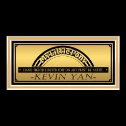 VAULT COLLECTIBLES My Little Pony- Hand-Signed Artwork Print By Artist Kevin Yan Custom Frame Signed Memorabilia