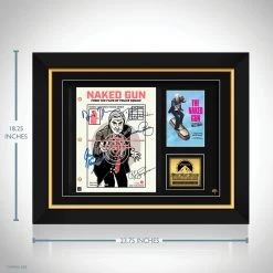RARE-T The Naked Gun: From The Files Of The Police Squad! Script Limited Signature Edition Studio Licensed Custom Frame Limited Edition Frames