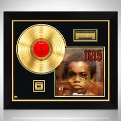 RARE-T Limited Edition Frames Nas Illmatic Gold LP Limited Signature Edition Studio Licensed Custom Frame