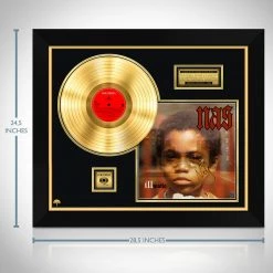 RARE-T Limited Edition Frames Nas Illmatic Gold LP Limited Signature Edition Studio Licensed Custom Frame