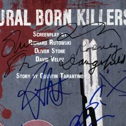 RARE-T Natural Born Killers Movie Script Limited Signature Edition Studio Licensed Custom Frame Limited Edition Frames