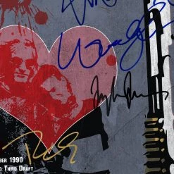 RARE-T Natural Born Killers Movie Script Limited Signature Edition Studio Licensed Custom Frame Limited Edition Frames