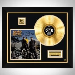 RARE-T Limited Edition Frames Naughty By Nature - O.P.P. Gold LP Limited Signature Edition Studio Licensed Custom Frame