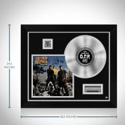 RARE-T Limited Edition Frames Naughty By Nature - O.P.P. Platinum LP Limited Signature Edition Studio Licensed Custom Frame