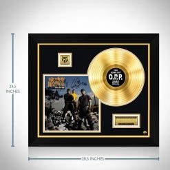 RARE-T Limited Edition Frames Naughty By Nature - O.P.P. Gold LP Limited Signature Edition Studio Licensed Custom Frame
