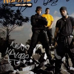 RARE-T Ready To Ship! - Naughty By Nature - O.P.P. Platinum LP Limited Signature Edition Studio Licensed Custom Frame