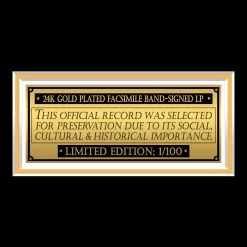 RARE-T Limited Edition Frames Naughty By Nature - O.P.P. Gold LP Limited Signature Edition Studio Licensed Custom Frame
