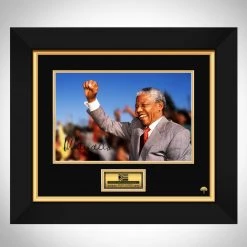 RARE-T Limited Edition Frames Nelson Mandela Photo Limited Signature Edition Studio Licensed Custom Frame