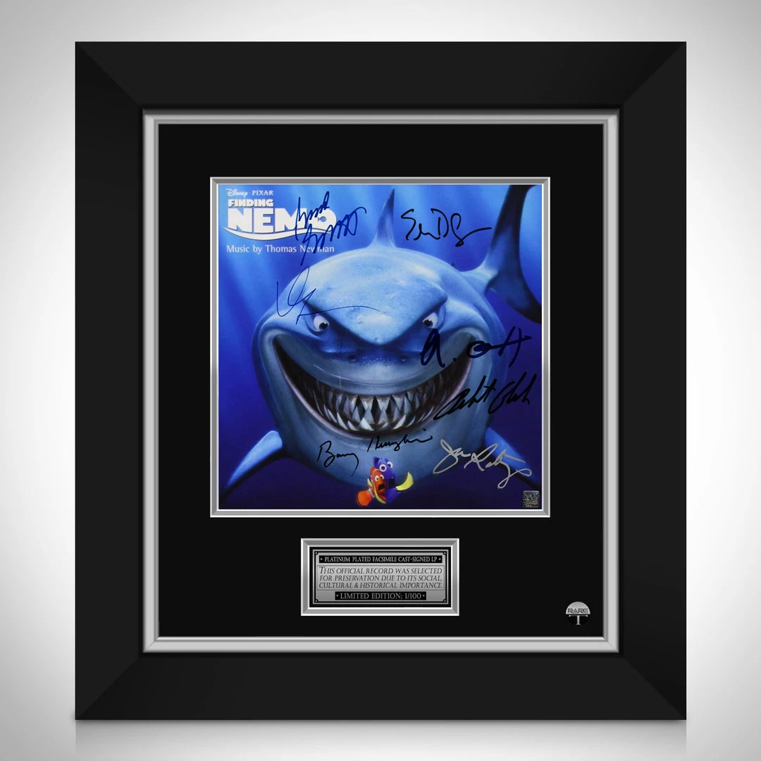 RARE-T Finding Nemo - Soundtrack LP Cover Limited Signature Edition Studio Licensed Custom Frame 1 RARE-T Finding Nemo - Soundtrack LP Cover Limited Signature Edition Studio Licensed Custom Frame