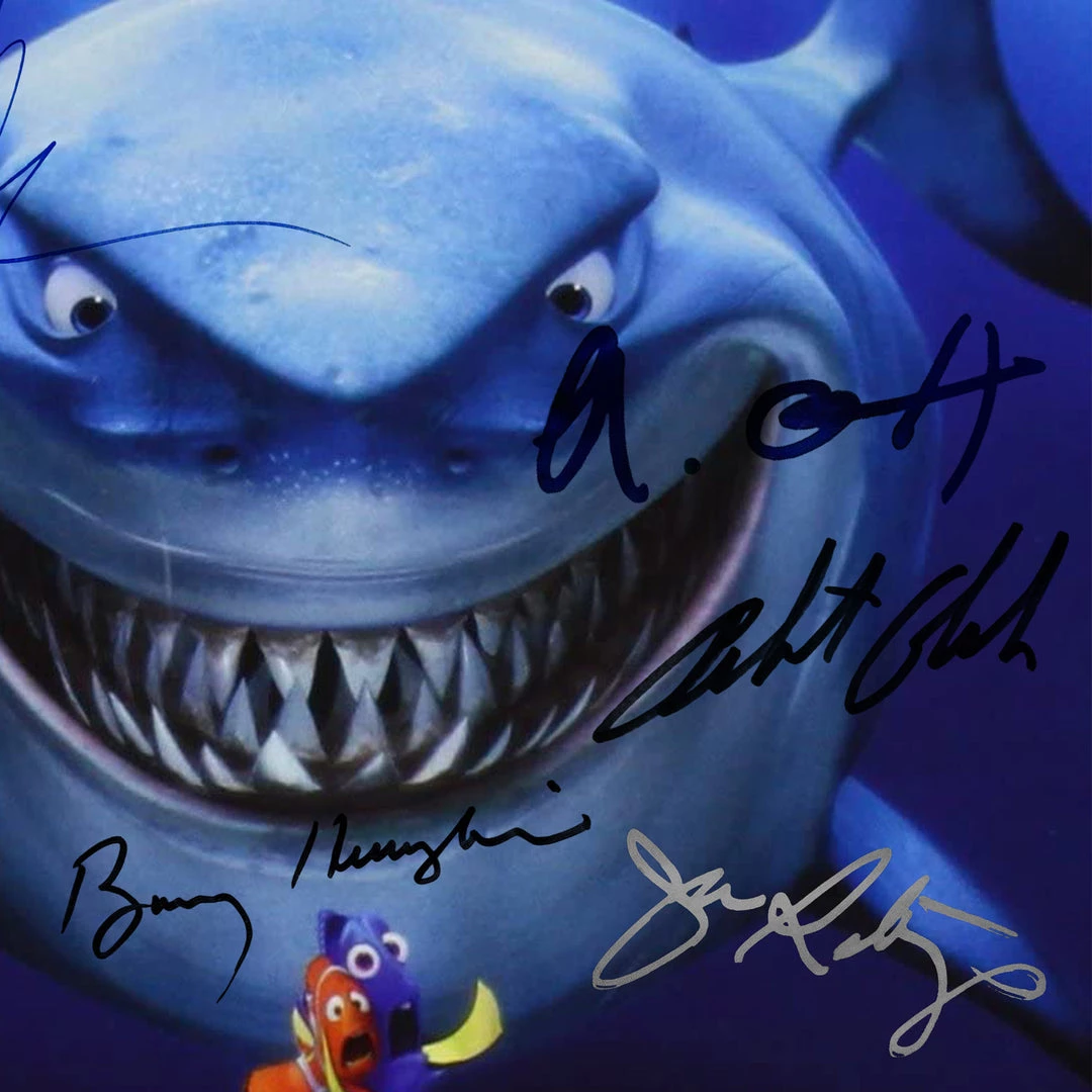 RARE-T Finding Nemo - Soundtrack LP Cover Limited Signature Edition Studio Licensed Custom Frame 5 RARE-T Finding Nemo - Soundtrack LP Cover Limited Signature Edition Studio Licensed Custom Frame
