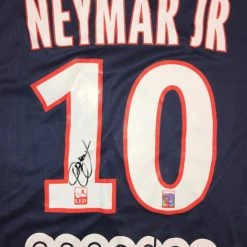 KOREA Sports Memorabilia Neymar Jr. - Paris St Germain 2017-2018 Handsigned Soccer Jersey