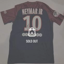 KOREA Sports Memorabilia Neymar Jr. - Paris St Germain 2017-2018 Handsigned Soccer Jersey