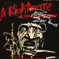 RARE-T A Nightmare On Elm Street Script Limited Signature Edition Studio Licensed Custom Frame Limited Edition Frames