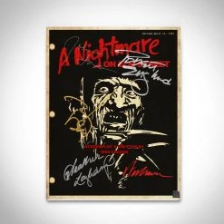 RARE-T A Nightmare On Elm Street Script Limited Signature Edition Studio Licensed Custom Frame Limited Edition Frames