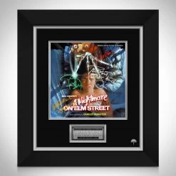 RARE-T A Nightmare On Elm Street - Soundtrack LP Cover Limited Signature Edition Studio Licensed Custom Frame