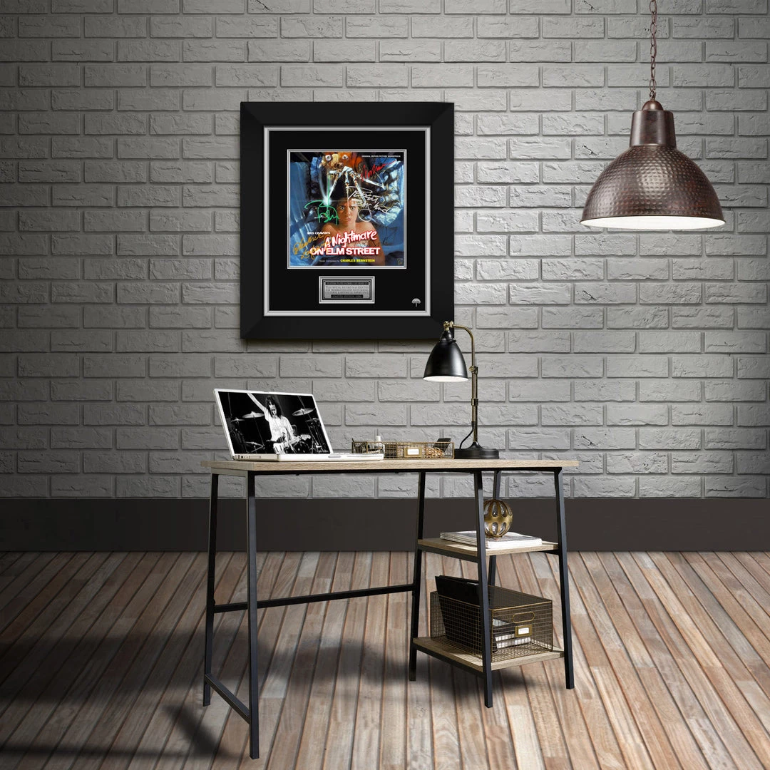 RARE-T A Nightmare On Elm Street - Soundtrack LP Cover Limited Signature Edition Studio Licensed Custom Frame 2 RARE-T A Nightmare On Elm Street - Soundtrack LP Cover Limited Signature Edition Studio Licensed Custom Frame