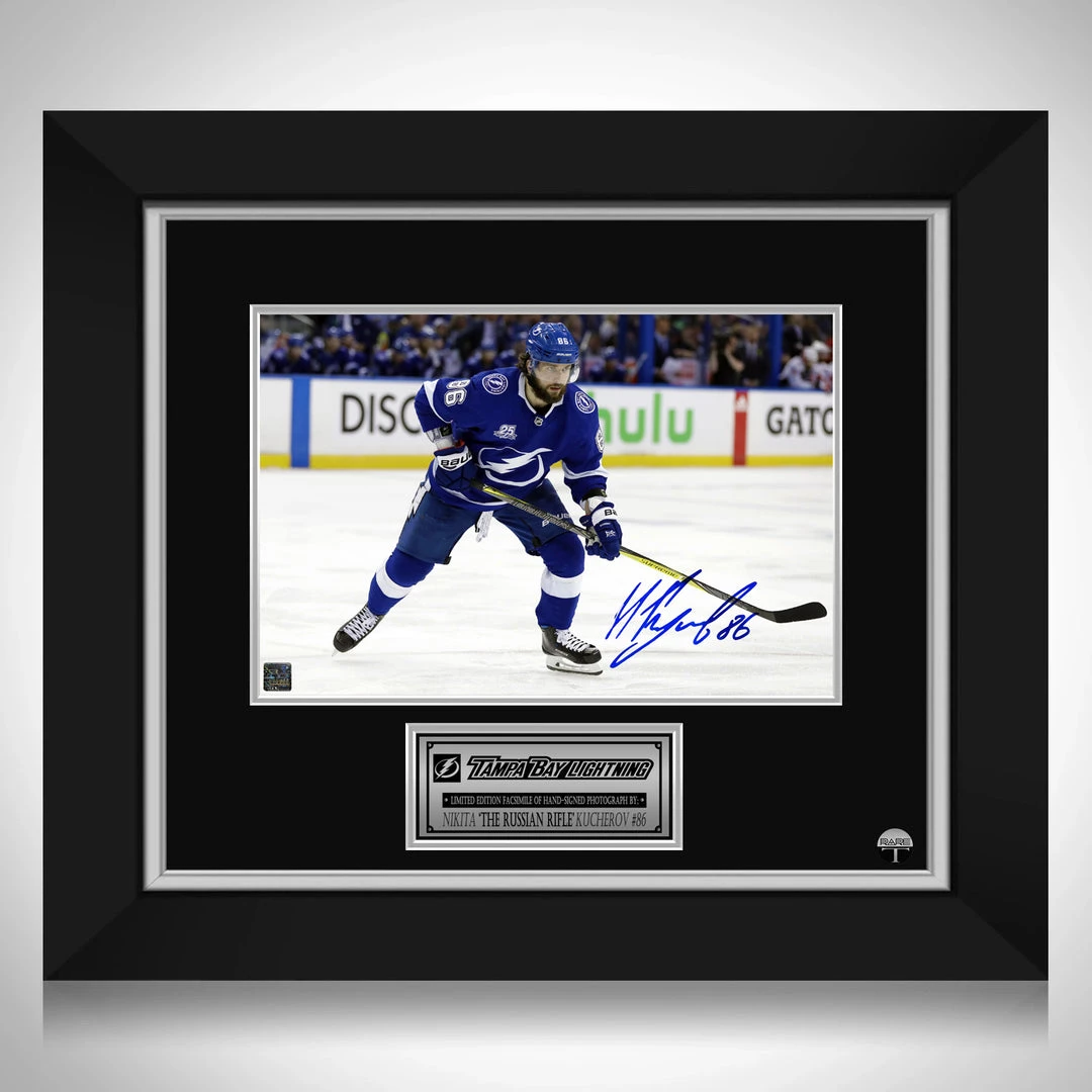 RARE-T Sports Memorabilia Tampa Bay Lightning Nikita Kucherov Limited Signature Edition Studio Licensed Photo Custom Frame 1 RARE-T Sports Memorabilia Tampa Bay Lightning Nikita Kucherov Limited Signature Edition Studio Licensed Photo Custom Frame