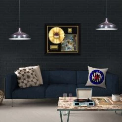 Rare-T Nine Inch Nails Hesitations Marks Limited Signature Edition Studio Licensed Gold LP Custom Frame Limited Edition Frames