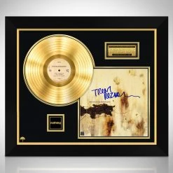 RARE-T Nine Inch Nails The Downward Spiral Gold LP Limited Signature Edition Studio Licensed Custom Frame