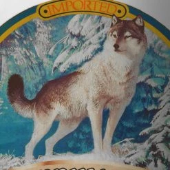 RARE-T Ready To Ship! 48 Hour Shipping! Carlsberg Beer - Nordik Wolf Original Vintage Bar Mirror Advertisement