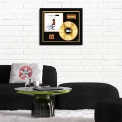RARE-T Notorious B.I.G. Ready To Die Gold LP Limited Signature Edition Studio Licensed Custom Frame Limited Edition Frames