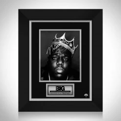 RARE-T Notorious B.I.G. Crown Photo Limited Signature Edition Studio Licensed Custom Frame