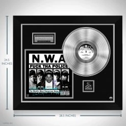 RARE-T N.W.A. FUCK THA POLICE Limited Signature Edition Studio Licensed Platinum LP Custom Frame 13 RARE-T N.W.A. FUCK THA POLICE Limited Signature Edition Studio Licensed Platinum LP Custom Frame