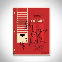 RARE-T Limited Edition Frames Ocean's 11 (2001) Script Limited Signature Edition Studio Licensed Custom Frame