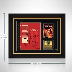 RARE-T Limited Edition Frames Ocean's 11 (2001) Script Limited Signature Edition Studio Licensed Custom Frame
