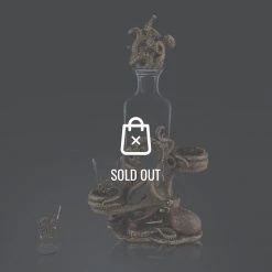 Decor L'Autre Sens Barware & Signs Octopus Spirit Glass Decanter & Shot Glasses