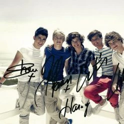 RARE-T One Direction Photo Limited Signature Edition Studio Licensed Custom Frame Limited Edition Frames