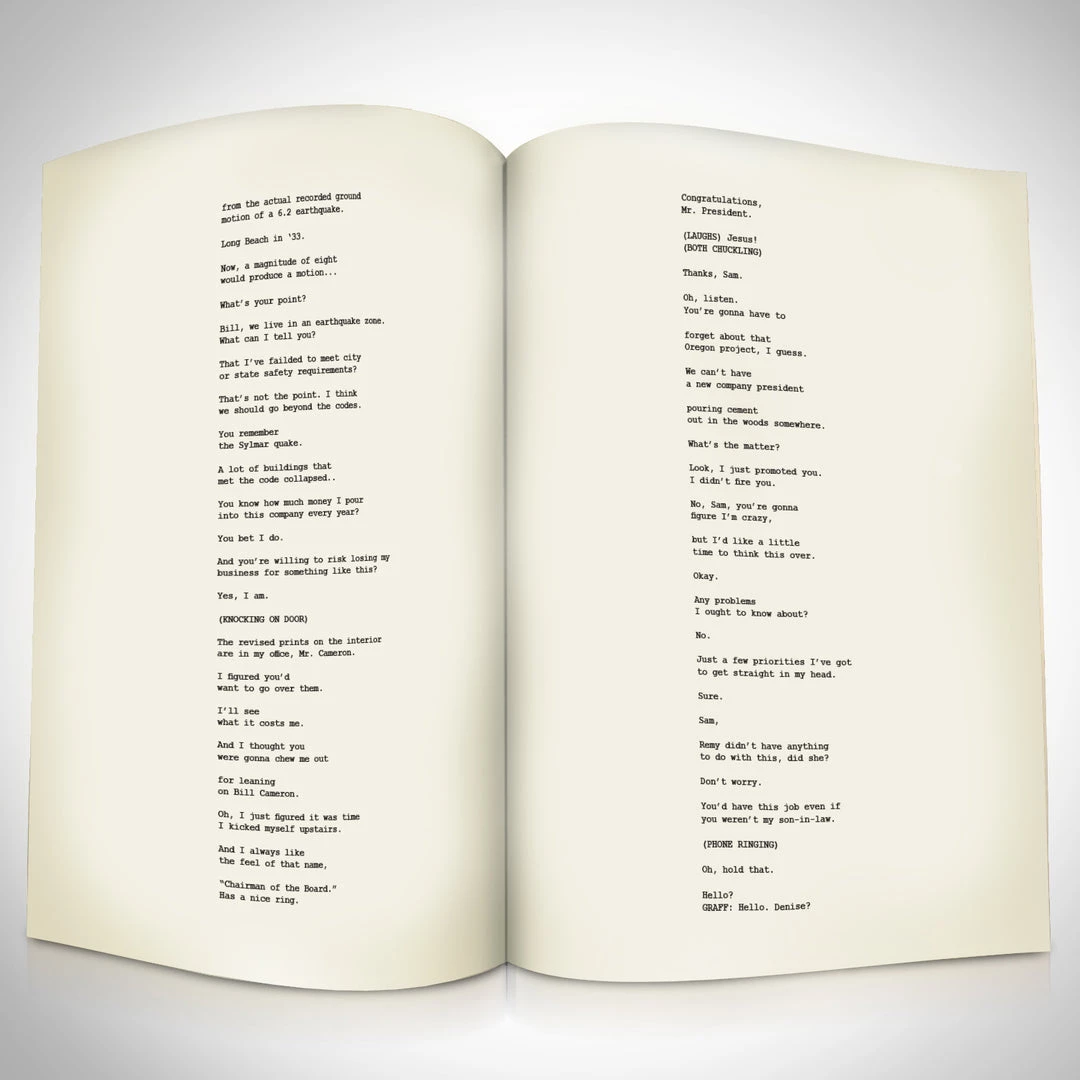 RARE-T Earthquake 1974 Transcript Limited Signature Edition Studio Licensed Custom Frame Limited Edition Frames 7 RARE-T Earthquake 1974 Transcript Limited Signature Edition Studio Licensed Custom Frame Limited Edition Frames