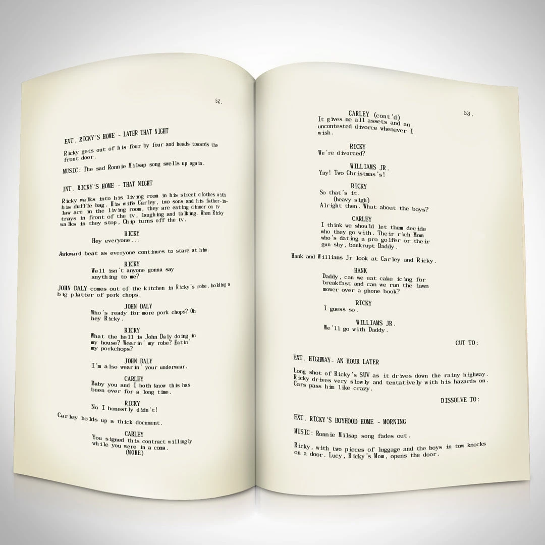 RARE-T NEW Talladega Nights The Ballad Of Ricky Bobby Script Limited Signature Edition Studio Licensed Custom Frame 9 RARE-T NEW Talladega Nights The Ballad Of Ricky Bobby Script Limited Signature Edition Studio Licensed Custom Frame