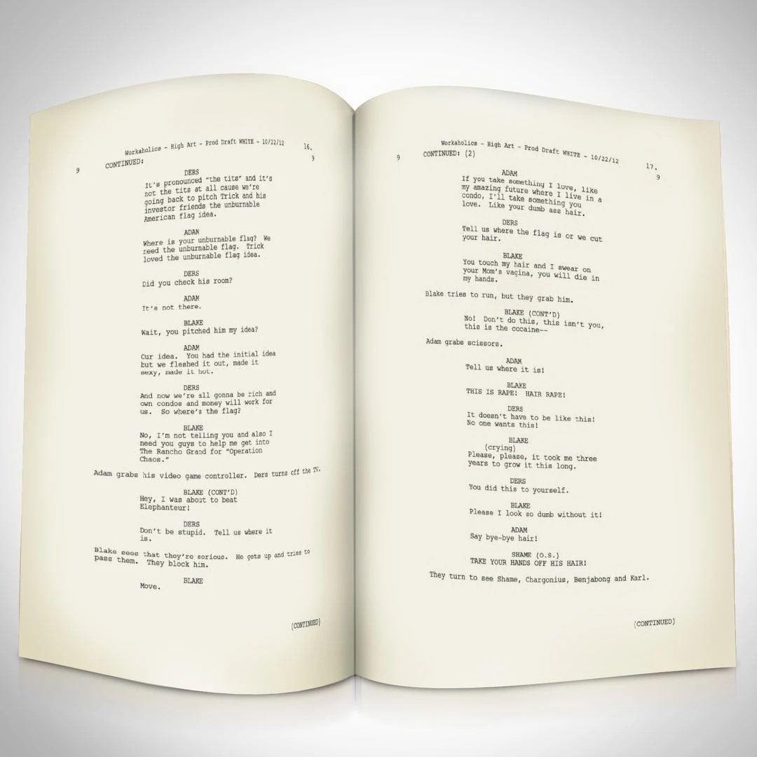 RARE-T Workaholics Script Limited Signature Edition Studio Licensed Custom Frame 7 RARE-T Workaholics Script Limited Signature Edition Studio Licensed Custom Frame