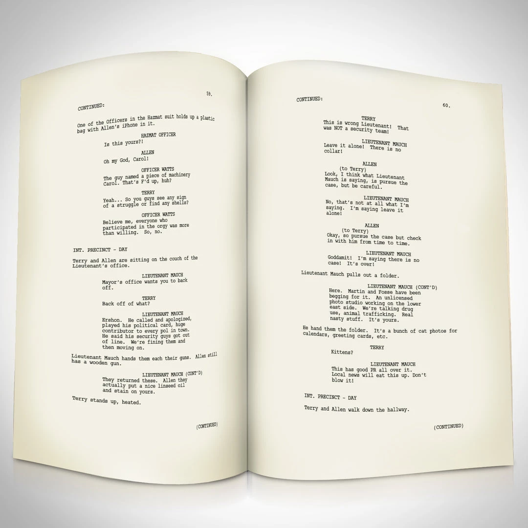 RARE-T The Other Guys Script Limited Signature Edition Studio Licensed Custom Frame 7 RARE-T The Other Guys Script Limited Signature Edition Studio Licensed Custom Frame