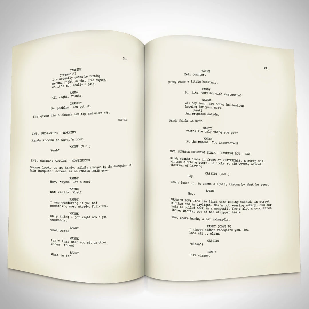 RARE-T The Wrestler Script Limited Signature Edition Studio Licensed Custom Frame 7 RARE-T The Wrestler Script Limited Signature Edition Studio Licensed Custom Frame