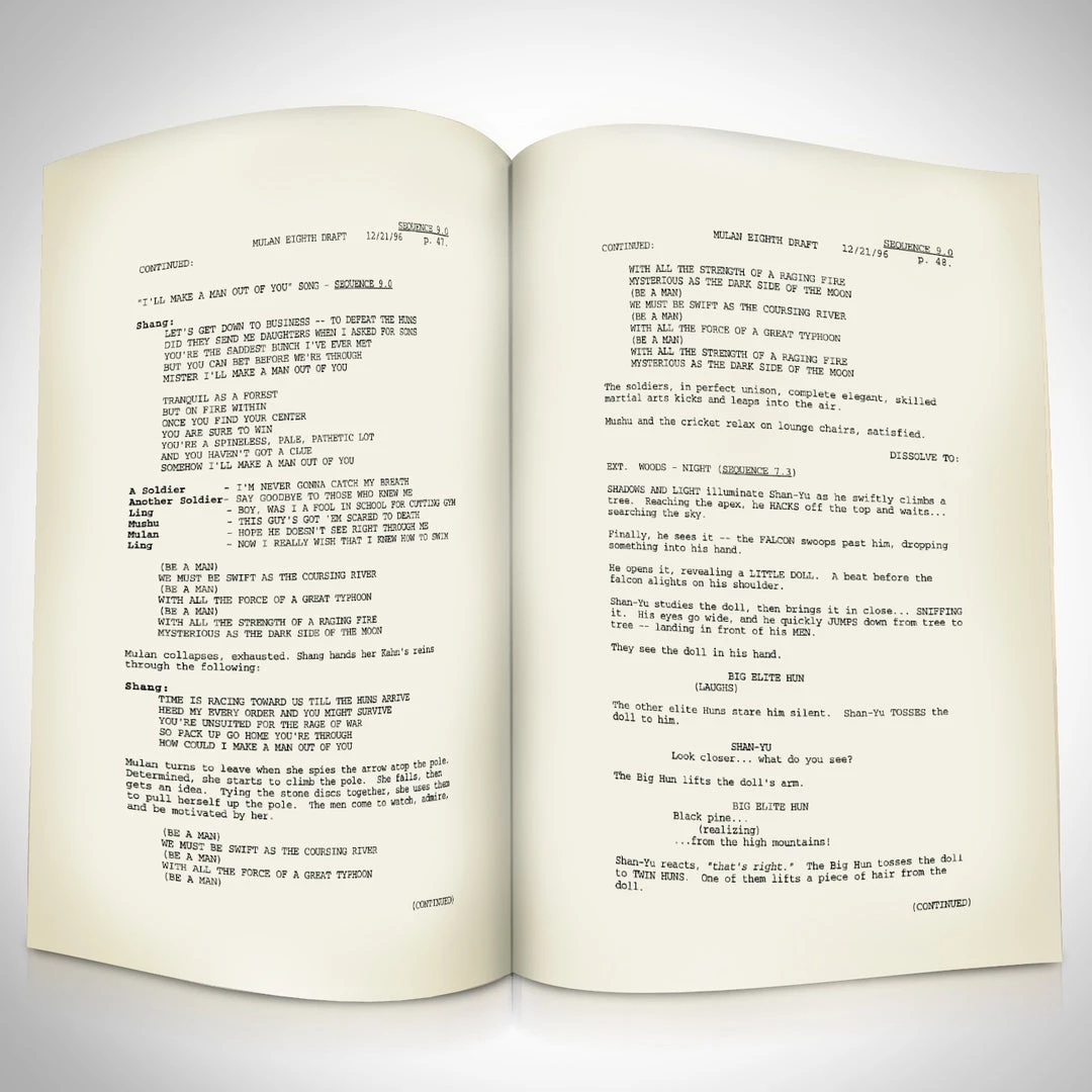 RARE-T Limited Edition Frames Mulan Script Limited Signature Edition Studio Licensed Custom Frame 7 RARE-T Limited Edition Frames Mulan Script Limited Signature Edition Studio Licensed Custom Frame