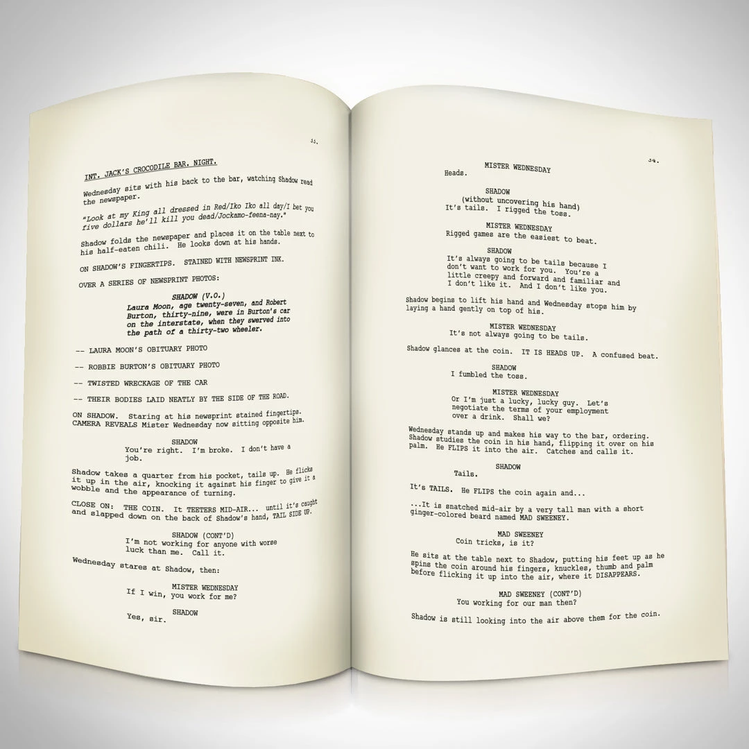 RARE-T Limited Edition Frames American Gods Script Limited Signature Edition Studio Licensed Custom Frame 7 RARE-T Limited Edition Frames American Gods Script Limited Signature Edition Studio Licensed Custom Frame
