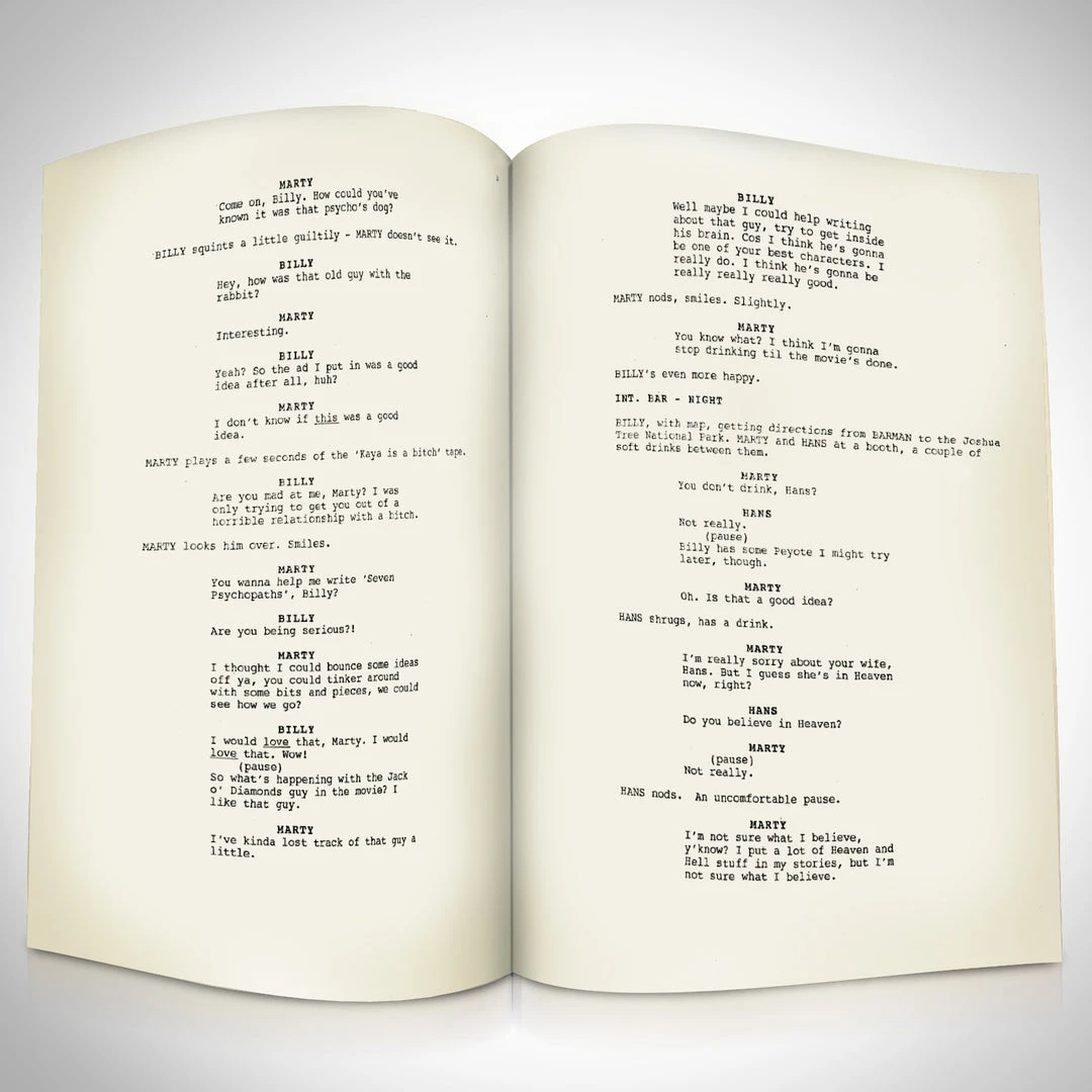 RARE-T Seven Psychopaths Script Limited Signature Edition Studio Licensed Custom Frame 7 RARE-T Seven Psychopaths Script Limited Signature Edition Studio Licensed Custom Frame