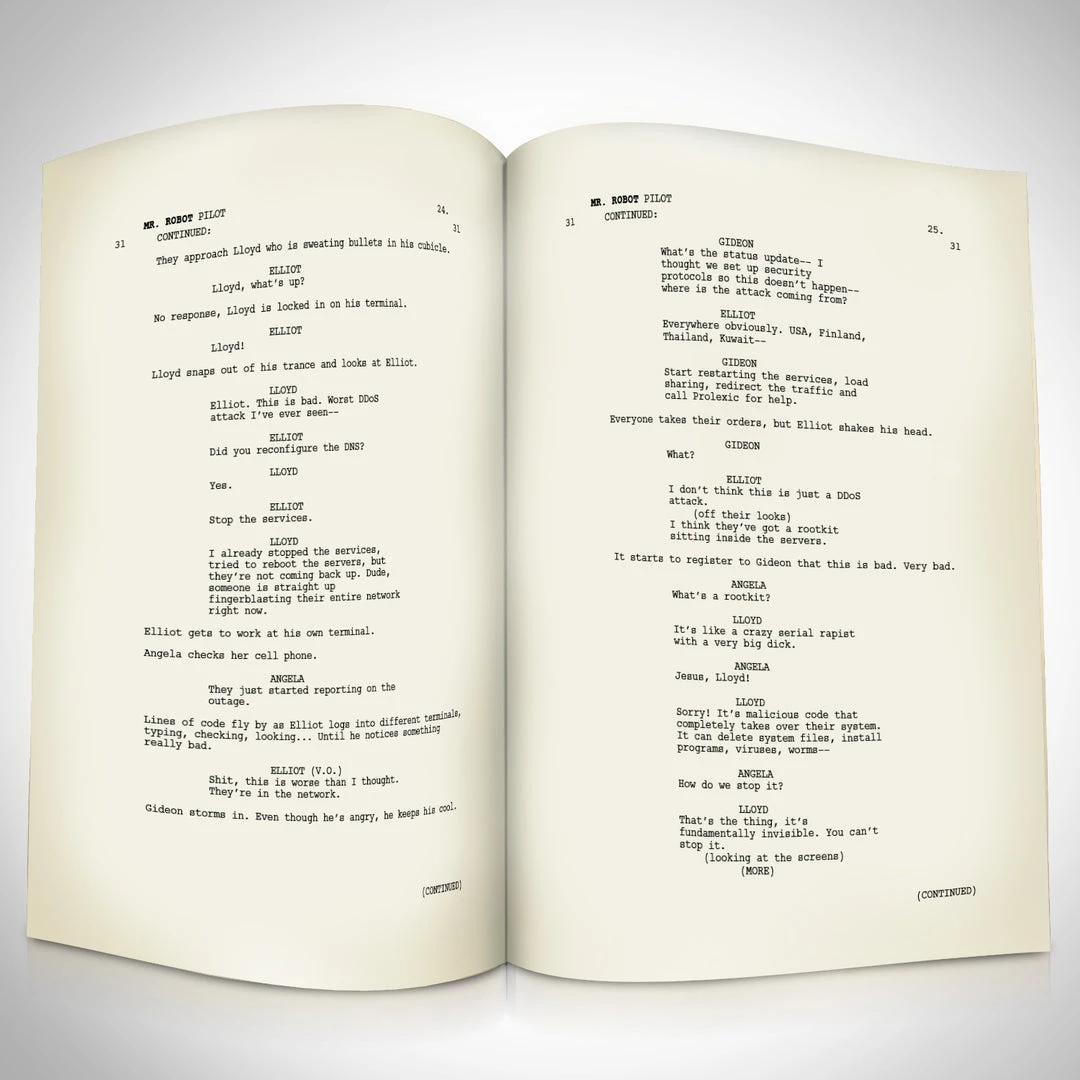 RARE-T Mr. Robot Script Limited Signature Edition Studio Licensed Custom Frame 7 RARE-T Mr. Robot Script Limited Signature Edition Studio Licensed Custom Frame