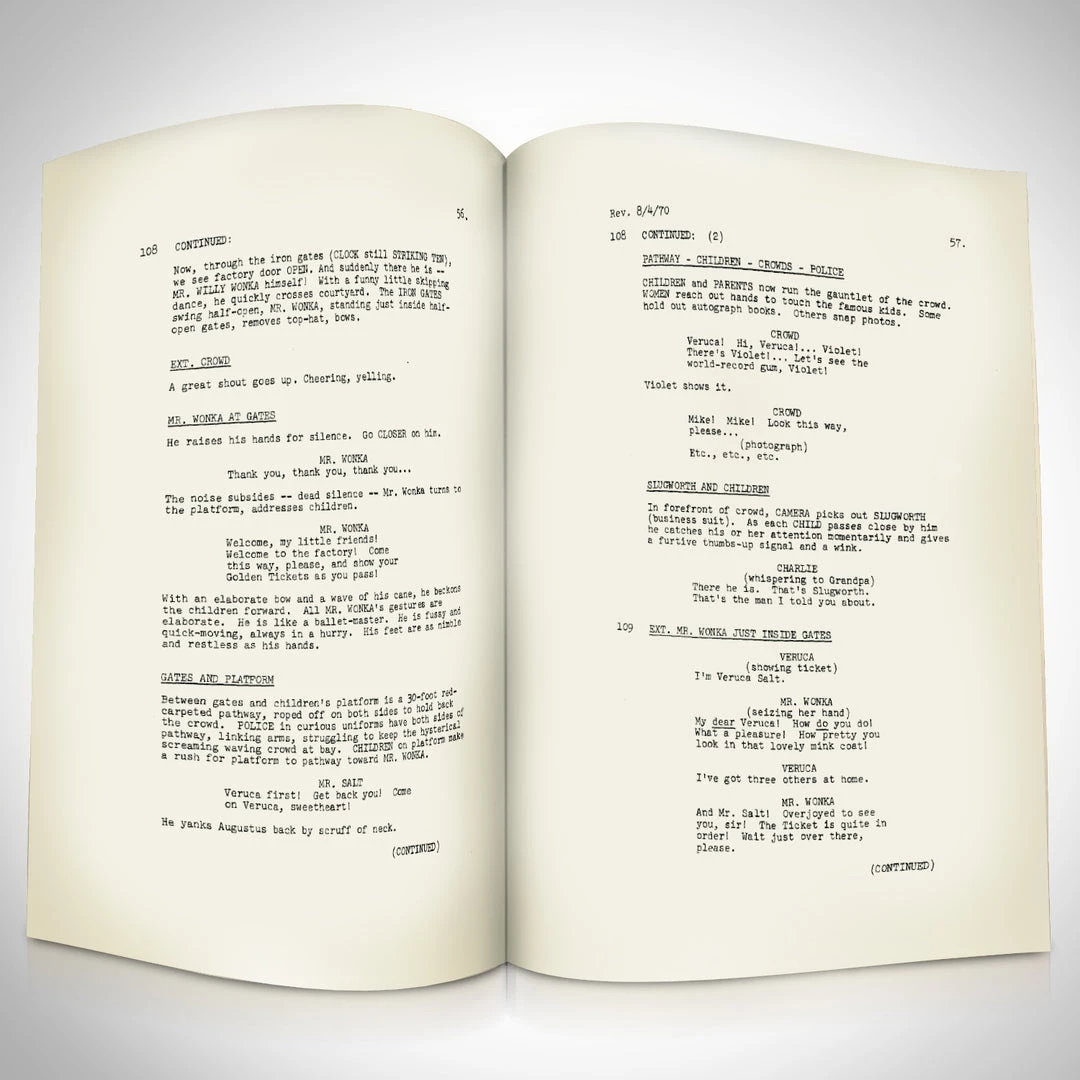 RARE-T Limited Edition Frames Willy Wonka 1971 Script Limited Signature Edition Studio Licensed Custom Frame 7 RARE-T Limited Edition Frames Willy Wonka 1971 Script Limited Signature Edition Studio Licensed Custom Frame