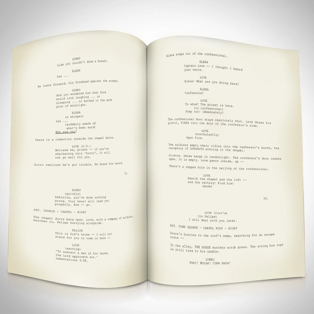 RARE-T The Mask Of Zorro Script Limited Signature Edition Studio Licensed Custom Frame 7 RARE-T The Mask Of Zorro Script Limited Signature Edition Studio Licensed Custom Frame