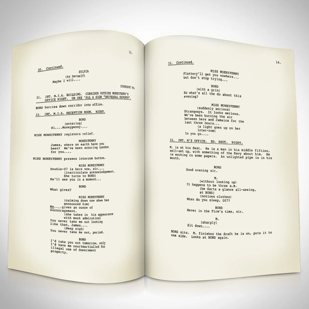 RARE-T James Bond Dr. No Script Limited Signature Edition Studio Licensed Custom Frame 3 RARE-T James Bond Dr. No Script Limited Signature Edition Studio Licensed Custom Frame